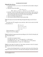 Các bài toán về số và chữ số