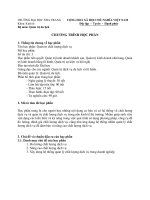 Chương trình học phần môn quản lý chất lượng dịch vụ