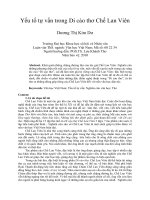 Yếu tố tự vấn trong Di cảo thơ Chế Lan Viên