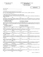 Thi thử 2011-Chuyên Nguyễn Huệ