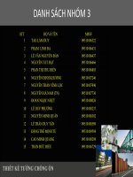 NGUYÊN LÝ THIẾT KẾ TƯỜNG CHỐNG ỒN