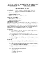 Đề cương chi tiết học phần tâm lý du khách và nghệ thuật giao tiếp