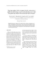Tổng hợp naphtol AS-D và naphtol AS-OL cacboxylat và nghiên cứu ảnh hưởng các gốc axit lên độ nhạy của cơ chất trong phản ứng nhuộm esteraza đặc hiệu bạch cầu người