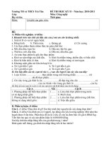 DE Kiem tra Cong nghe 6 dap an chuan KTKN 2010-2011