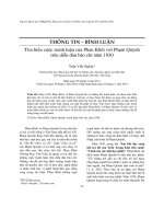 Tìm hiểu cuộc tranh luận của Phan Khôi với Phạm Quỳnh trên diễn đàn báo chí năm 1930