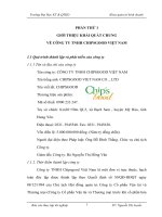 luận văn quản trị nhân lực  Một số biện pháp nhằm nâng cao công tác đào tạo nguồn nhân lực tại công TNHH Chipsgood Việt Nam