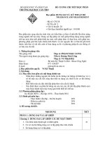 đề cương chi tiết học phần dung sai và kĩ thuật đo