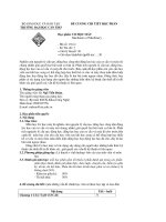 đề cương chi tiết học phần cơ học máy