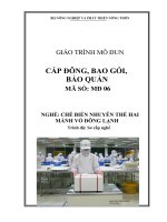 giáo trình mô đun cấp đông nghề chế biến nhuyễn thể hai mảnh