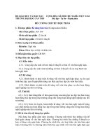 Đề cương chi tiết học phần kĩ năng làm văn