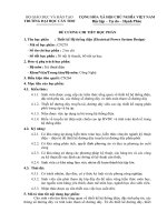 đề cương chi tiết học phần thiết kế hệ thống điện