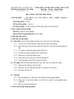 đề cương chi tiết học phần kĩ thuật dự báo trong công nghiệp