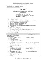 Mầm non (bé làm quen với toán)