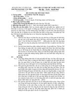 đề cương chi tiết học phần giải phẫu người