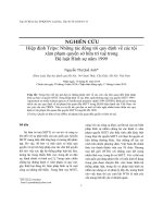 Hiệp định Trips Những tác động tới quy định về các tội xâm phạm quyền sở hữu trí tuệ trong Bộ luật Hình sự năm 1999