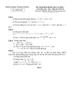 ĐỀ THI KIỂM ĐỊNH CHẤT LƯỢNG.