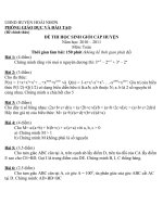 ĐỀ THI HỌC SINH GIỎI TOÁN 7 CẤP HUYỆN