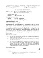 Đề cương chi tiết học phần thực tập giáo trình - kĩ thuật nông nghiệp