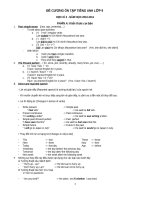 DE CUONG ON TAP ANH VAN 9 HKII