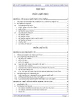 (kèm bản vẽ, file doc) đồ án tốt nghiệp xây dựng thiết kế chung cư daewon hoàn cầu – phạm sống hồng – đh kiến trúc tp HCM