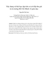 Xây dựng xã hội học tập trên cơ sở tiếp thu giá trị tư tưởng Hồ Chí Minh về giáo dục