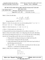 de thi cap 3  mon toan 7