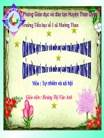 Lớp 3-Bài 65: các đới khí hậu trên trái đất