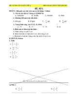 đề cương ôn toán 4