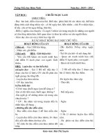 Giáo án kỳ I lớp 5 tuan 14