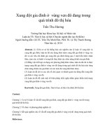 Xung đột gia đình ở vùng ven đô đang trong quá trình đô thị hóa