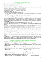 đề cương ôn thi HKII Môn hoá 11
