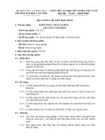 đề cương chi tiết học phần kiểm soát chất lượng