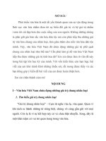 bài tập lớn văn hóa Việt Nam đã chứa đựng những giá trị phổ quát chung của nhân loại như thế nào Cần phải làm gì để văn hóa Việt Nam tiếp thu được những giá trị tinh hoa đó