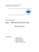 tiểu luận quản trị marketing Phân tích lợi thế cạnh tranh Bưởi Năm Roi