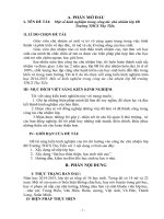 Sáng kiến kinh nghiệm về công tác chủ nhiệm