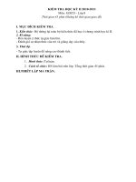 đề thi kỳ II  GDCD 8 có ma trận