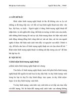 bài tập lớn học kỳ Khái niệm hình tượng nghệ thuật và những nét đặc trưng của nó