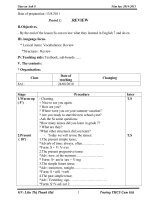 Giáo án tiếng anh 8 kì I