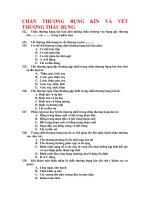 CHẤN THƯƠNG BỤNG KÍN VÀ VẾT THƯƠNG THẤU BỤNG