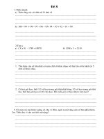 Đề ôn HSG Toán 3