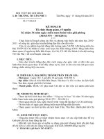 Kế hoạch tham quan 30-4-2010