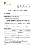 AV 9 Unit 9 Natural disaters 2