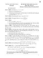 Đề thi mẫu THPT quốc gia năm 2015 môn toán Trường THPT Nông Công 1