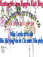 LT&C: Mở rộng vốn từ: Các nước-Dấu phẩy