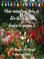 LT&C 2 : Từ ngữ về cây cối