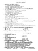 Tham khảo phần trắc nghiệm công nghệ 7