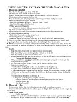 NHỮNG NGUYÊN LÝ CƠ BẢN CHỦ NGHĨA MÁC – LÊNIN