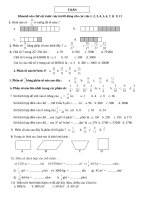 Đề thi cuối năm 2010-2011 môn Toán