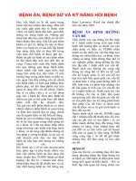 Bệnh án bếnh ử và kỹ năng hỏi bệnh