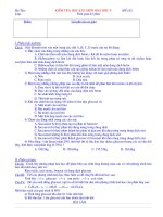 KT HKII co du ma tran, huong dan cham...